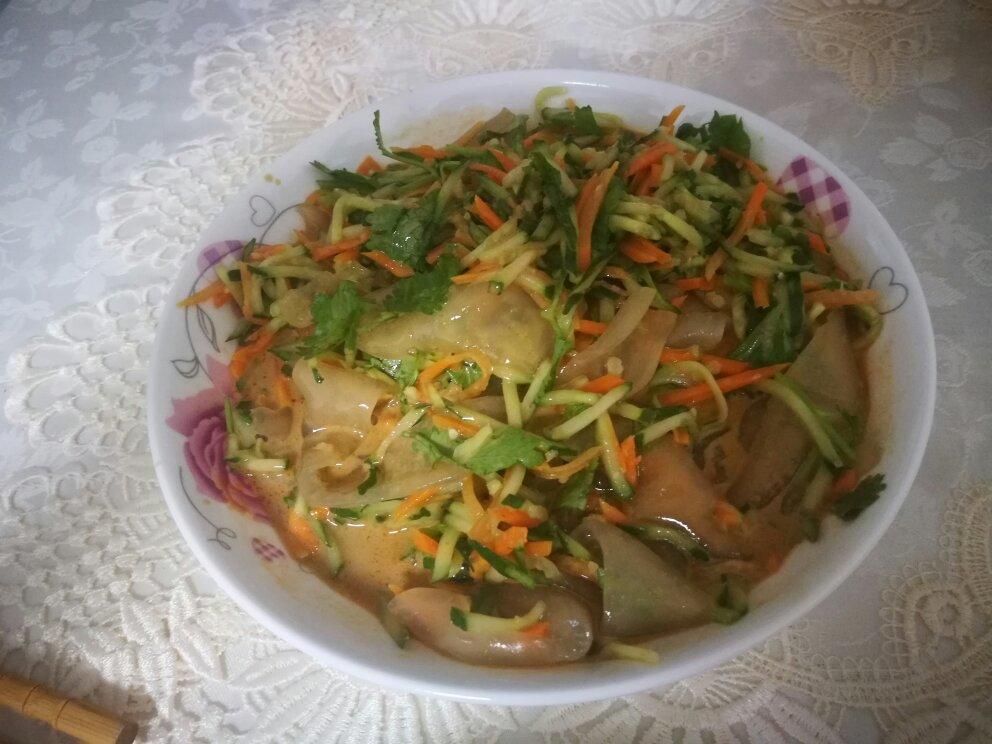 凉拌东北拉皮