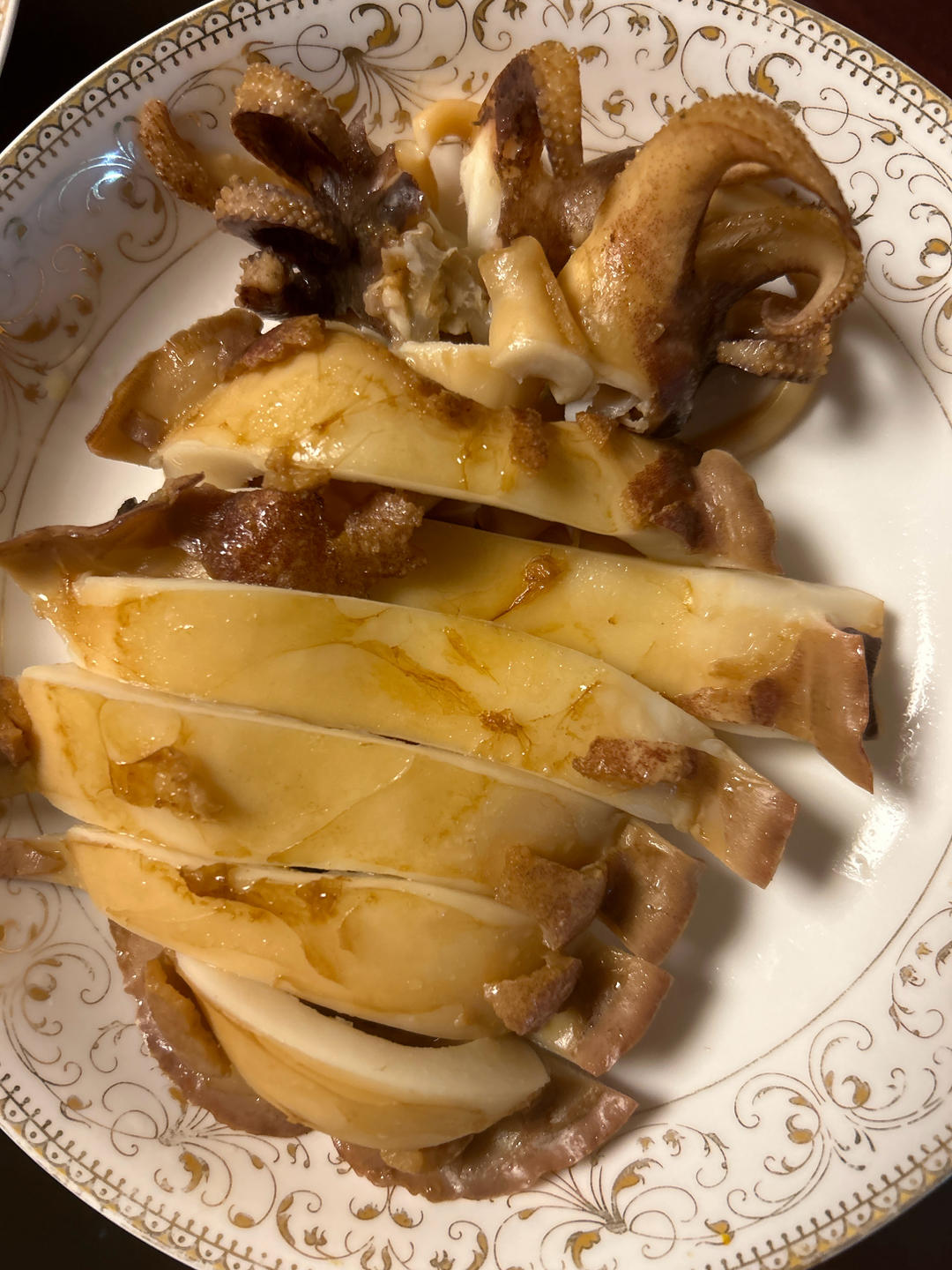 目鱼大烤（红烧墨鱼/卤乌贼）附超详细墨鱼清洗步骤