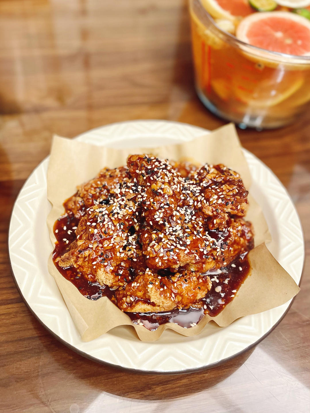 白钟元油管【原味炸鸡&韩式甜辣炸鸡】