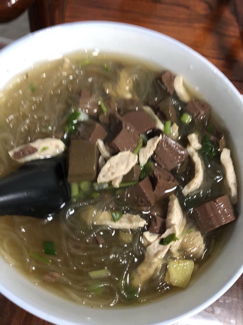 鸭血粉丝汤（简易版）