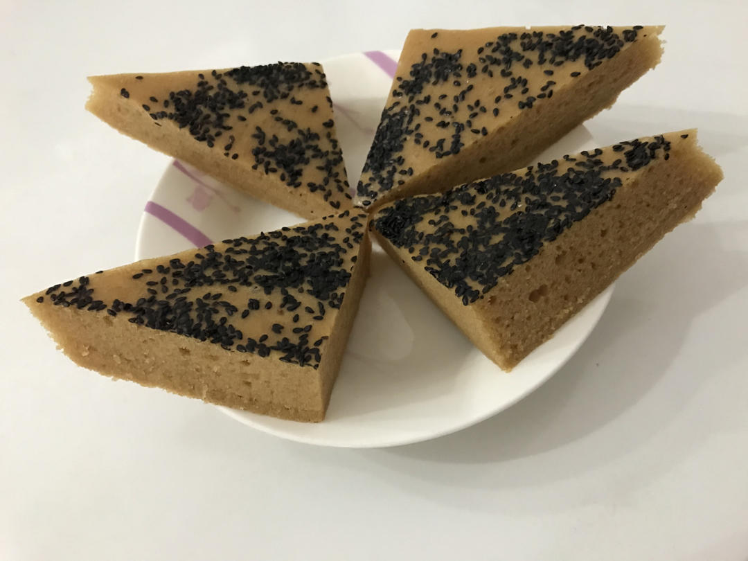 红糖椰油马拉糕二次发酵版，无泡打粉，原创