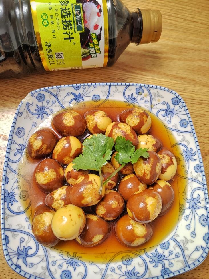 捞汁鹌鹑蛋的做法