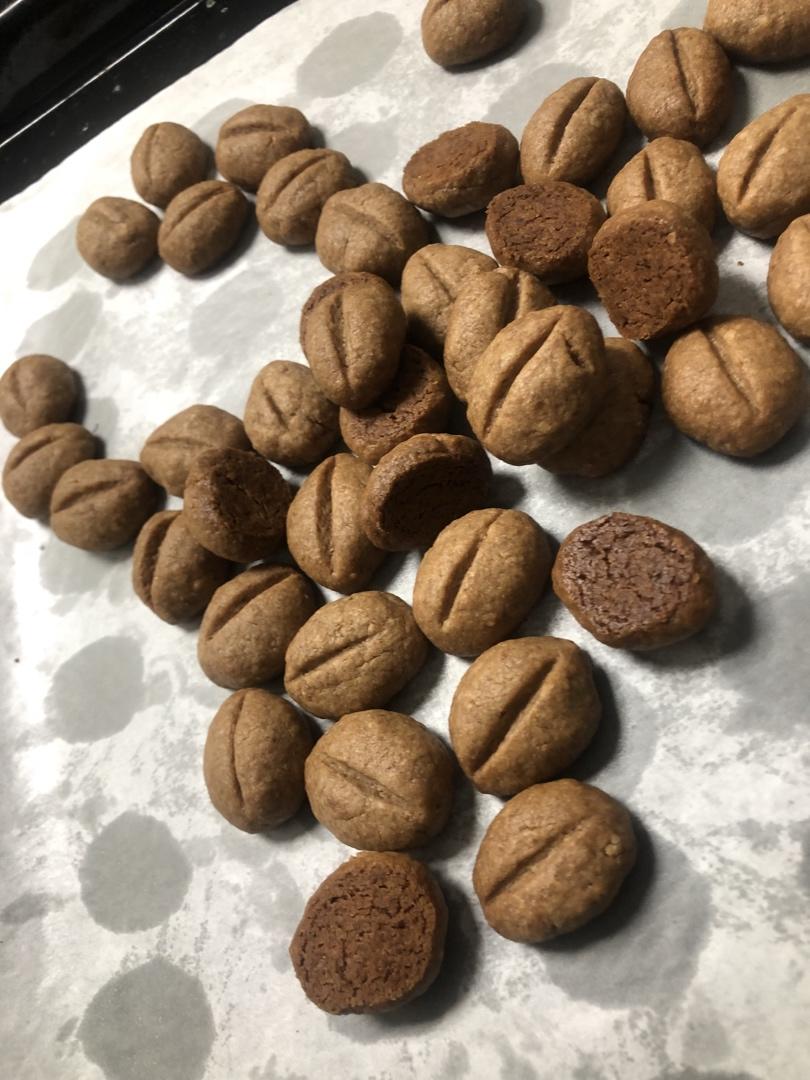 ㊙️萌化了‼️酥脆可口的咖啡豆饼干‼️一学就会