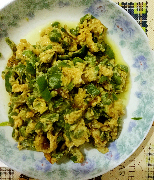 青椒炒蛋