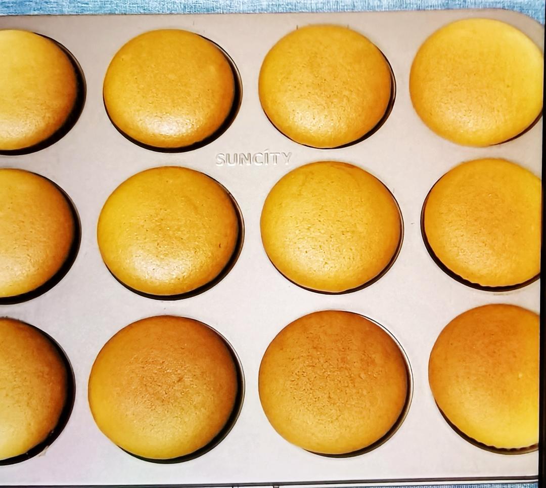 烫面纸杯蛋糕—不开裂不回缩