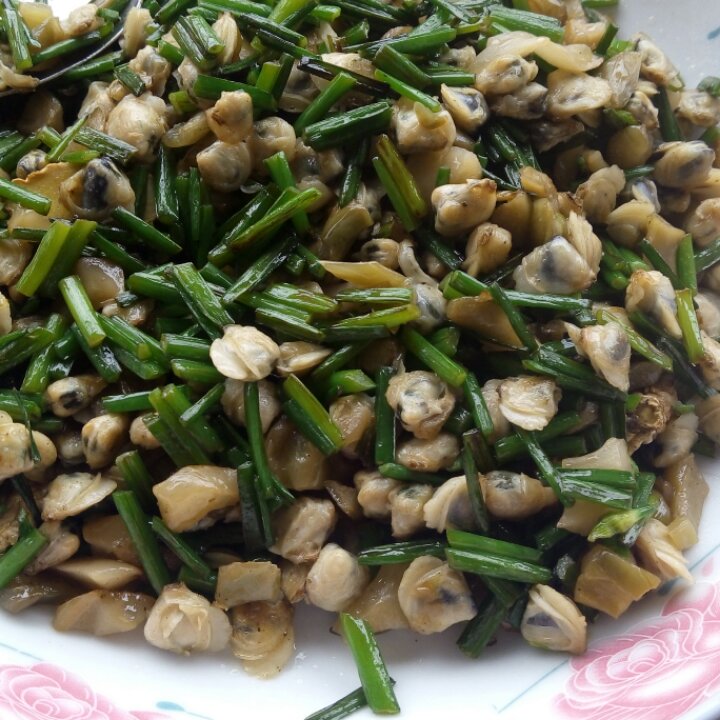 炒黄沙蚬粒