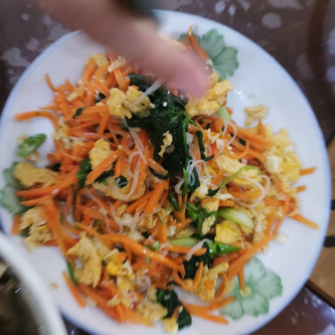 凉拌菠菜