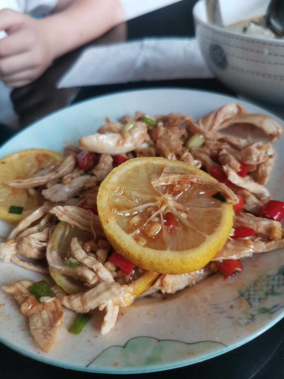 ✅ 第6道快手低脂菜✨清爽美味的柠檬鸡丝🍋鸡胸肉满分吃法💯