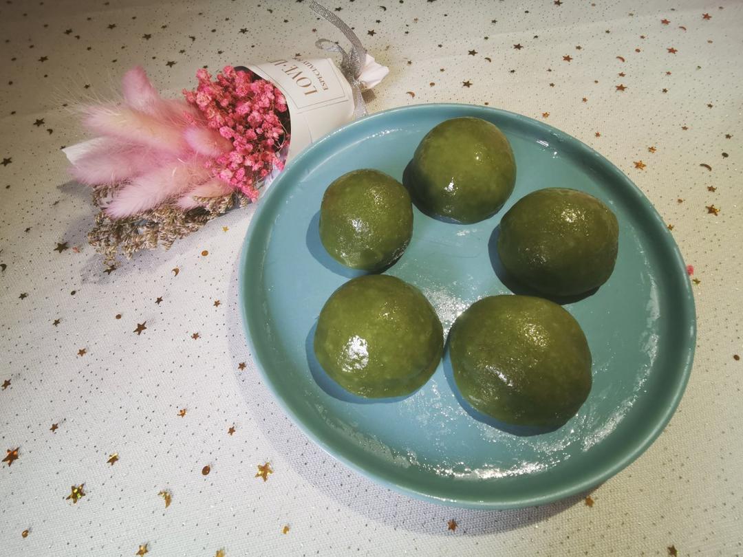 《Tinrry+》咸蛋黄肉松青团+红豆沙青团