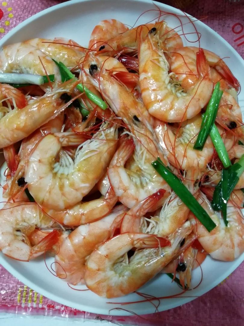姜葱炒基围虾