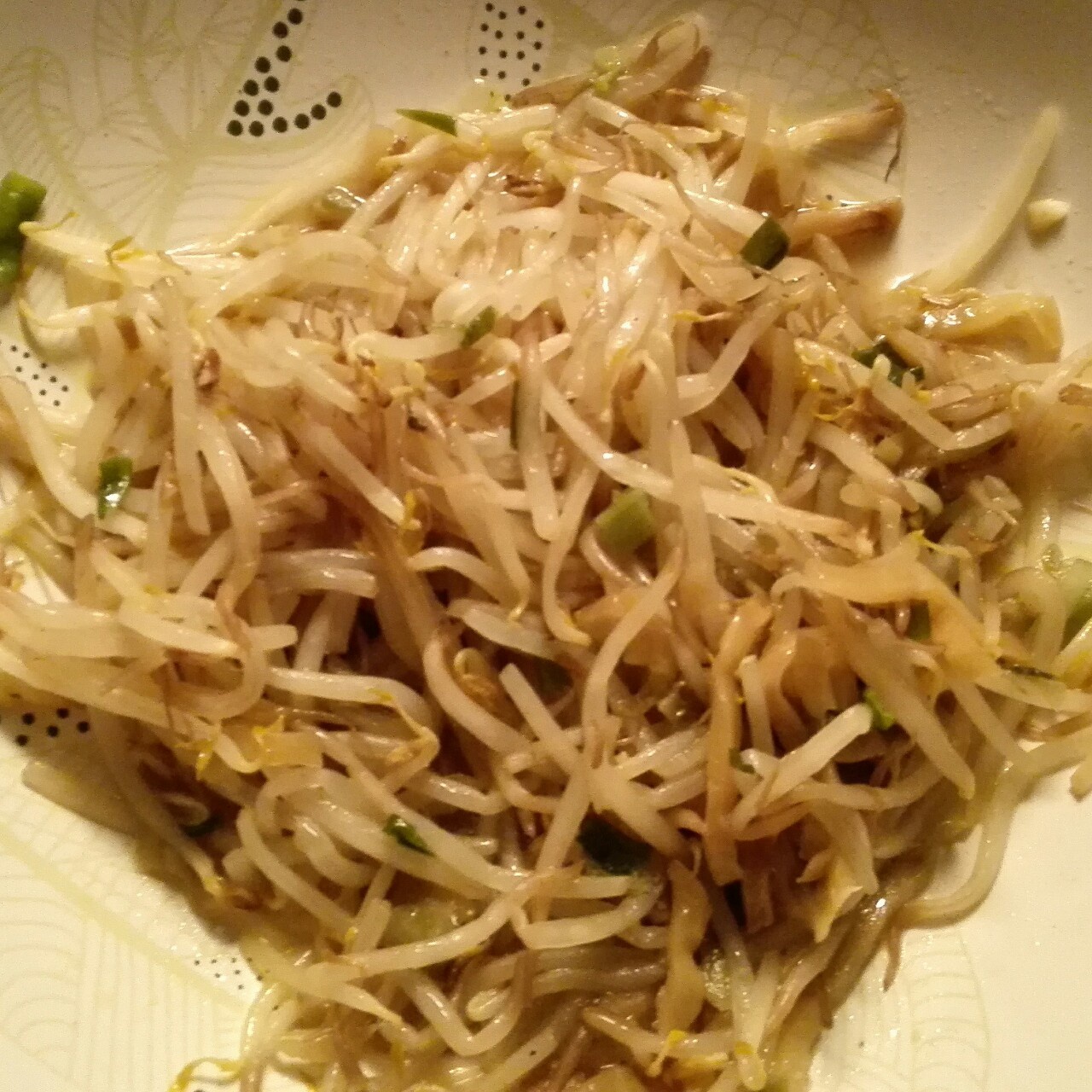 清炒豆芽榨菜丝