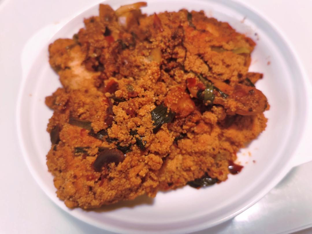 🔥🐟无敌下饭的家常烧鱼籽（干锅鱼杂）🍚🥤