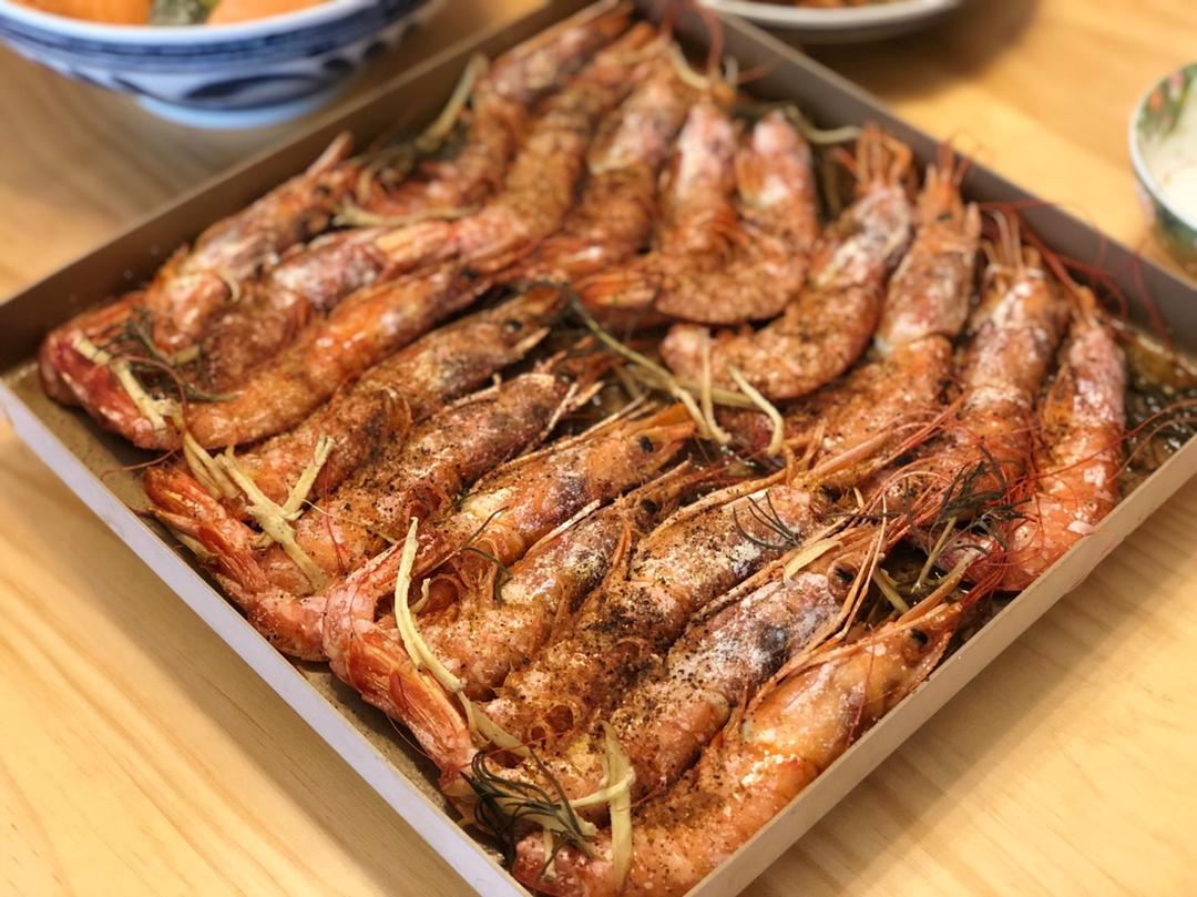 盐烤阿根廷红虾