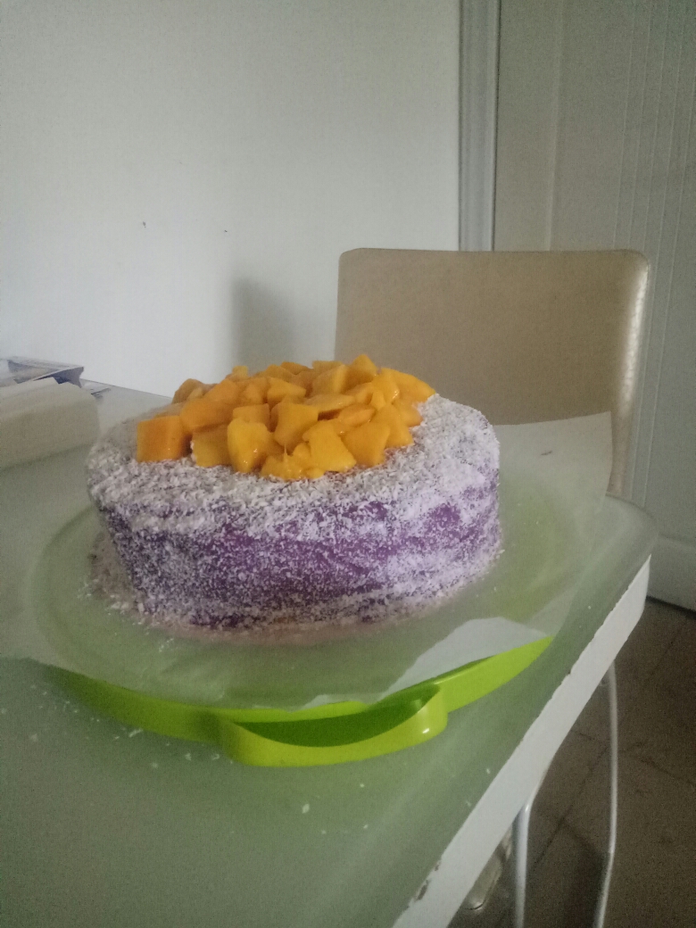 紫薯蛋糕（无奶油版蛋糕）的做法 步骤3