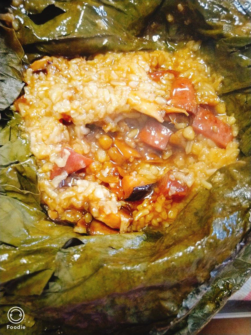 【视频食谱】经典早餐--荷香糯米鸡