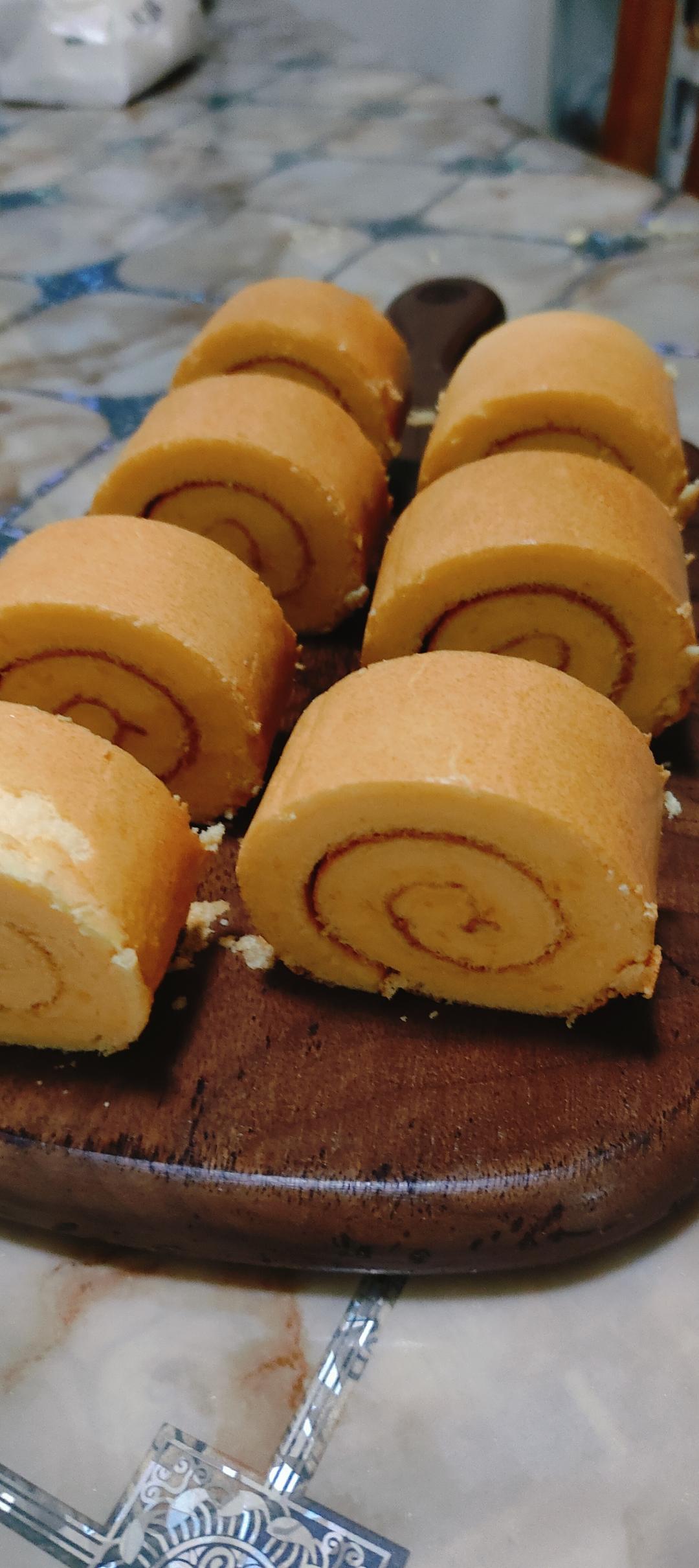 原味基础蛋糕卷