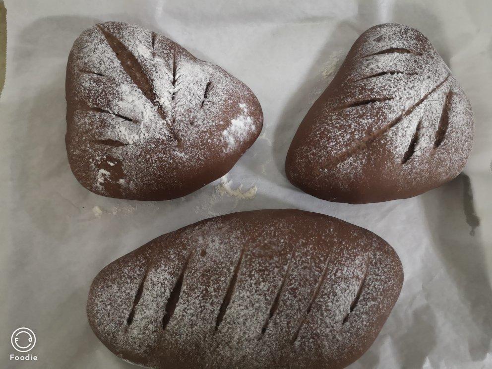 麻薯可可软欧包