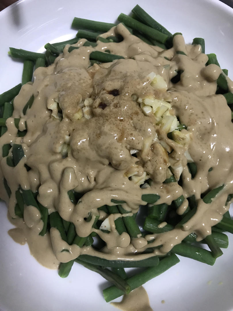 花生酱凉拌姜豆角