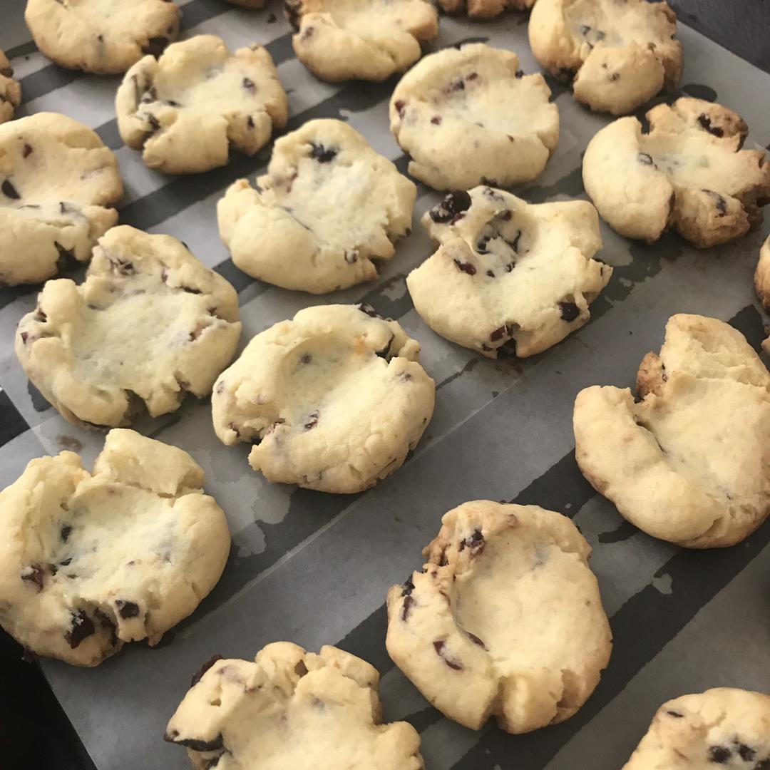 四种口味的蔓越莓曲奇