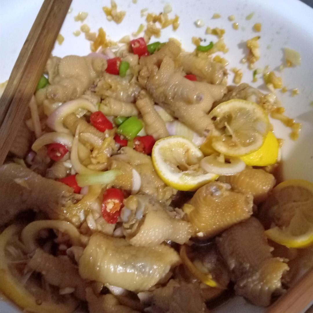 【柠檬酸辣鸡爪】自制超级无敌美味的网红鸡爪