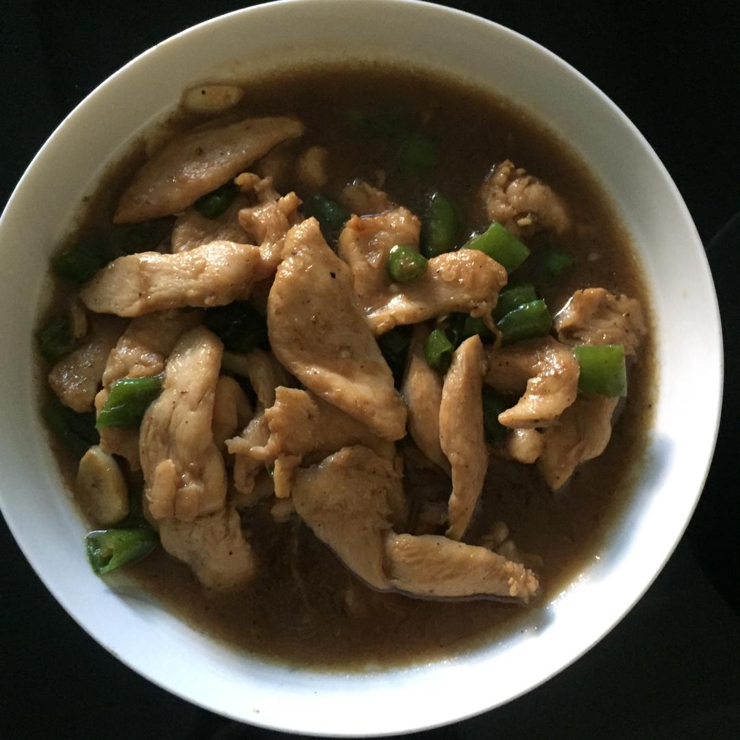 蚝油鸡柳