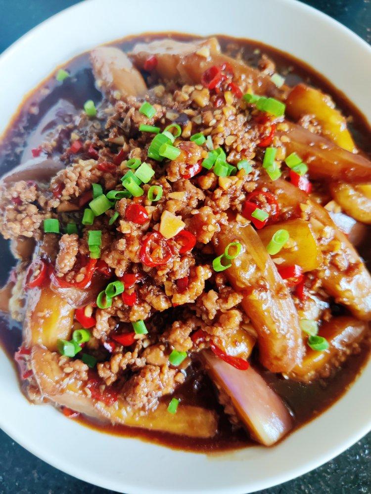 肉沫茄子（非油炸健康版）文末另附万能鱼香汁配方。