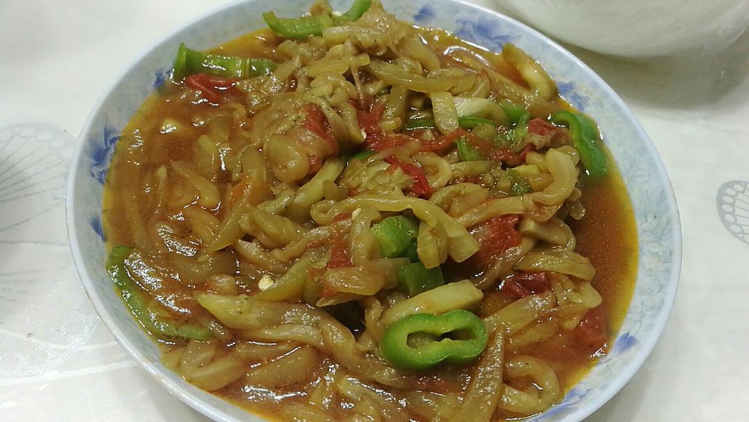 茄子炒西红柿