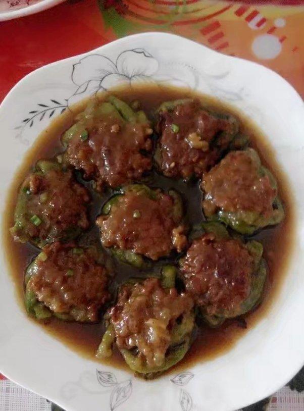 豇豆酿肉