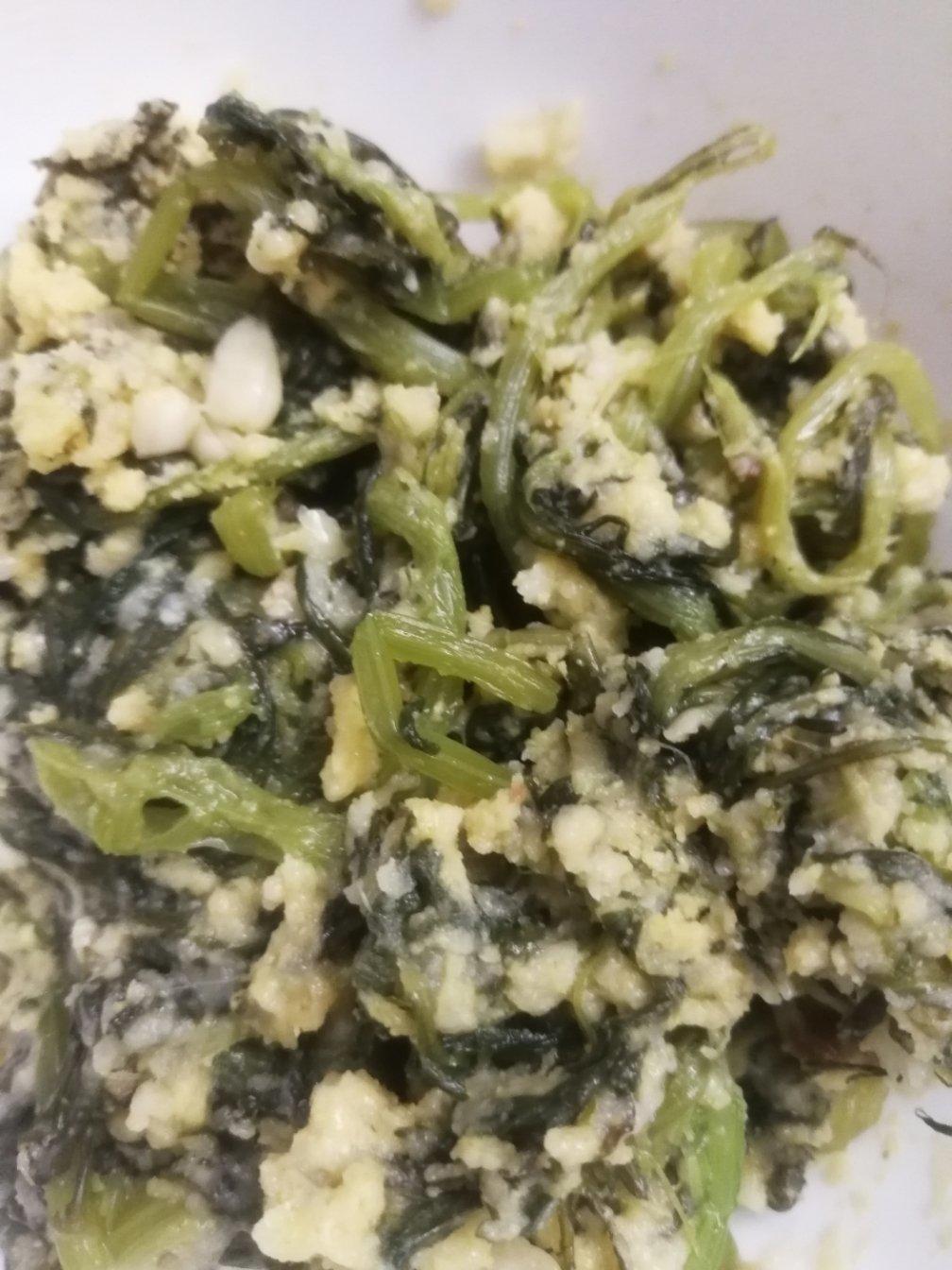 粉蒸茼蒿