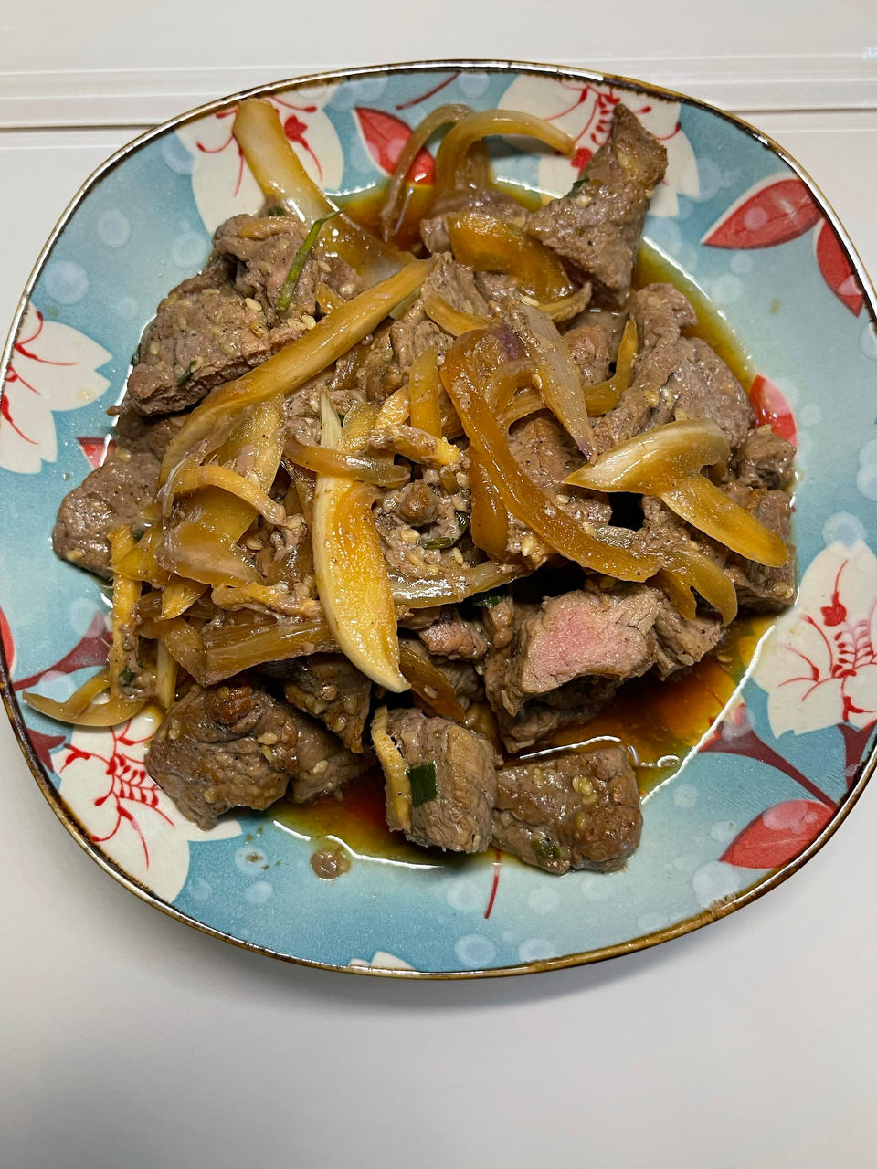 烤牛肉（拌牛肉）