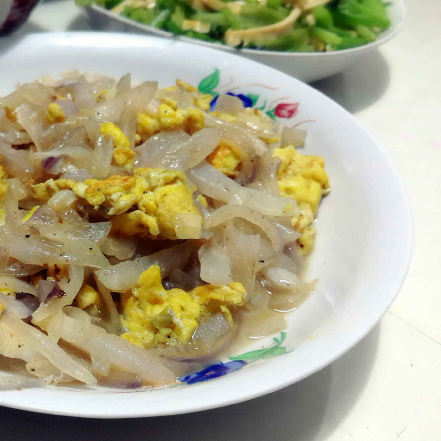洋葱炒鸡蛋