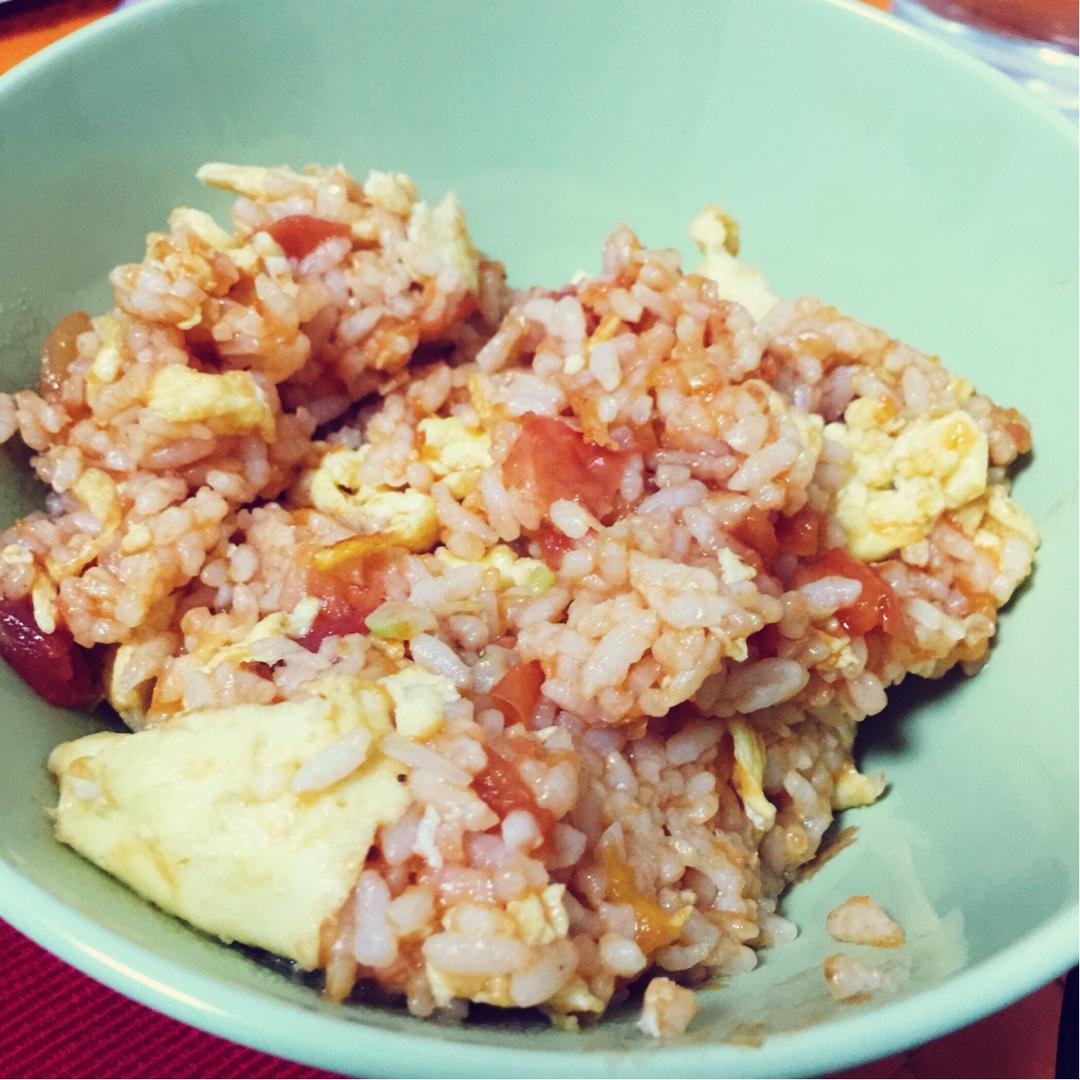 番茄鸡蛋炒饭