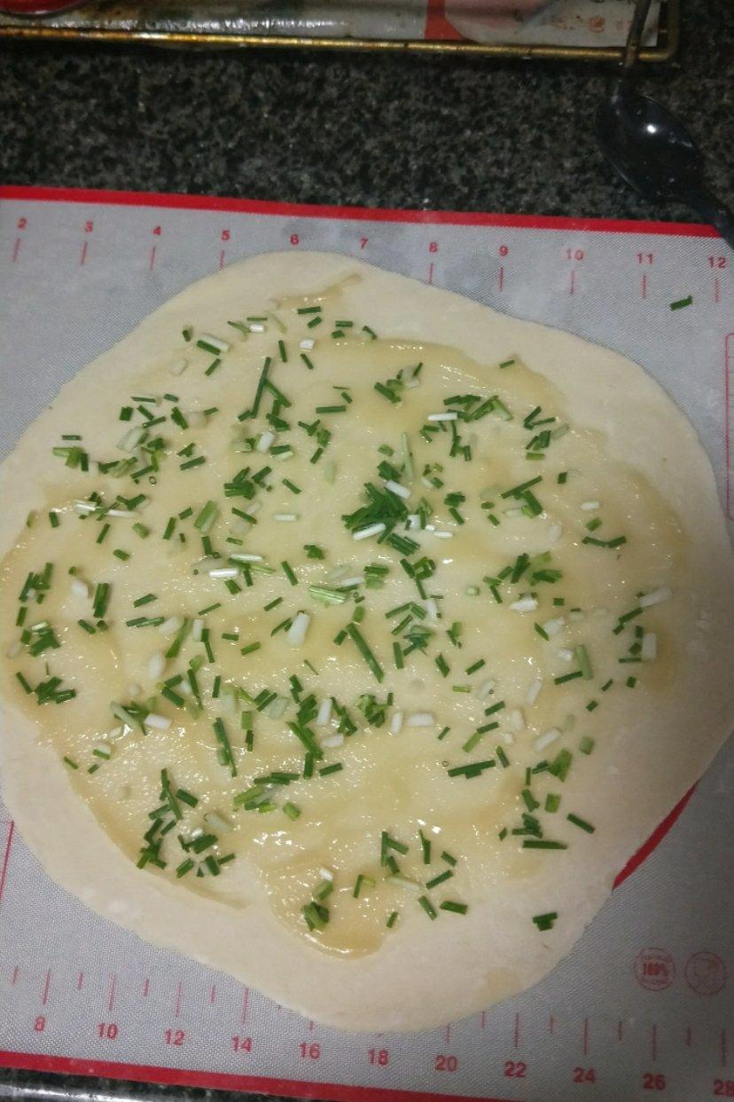 发面葱油饼