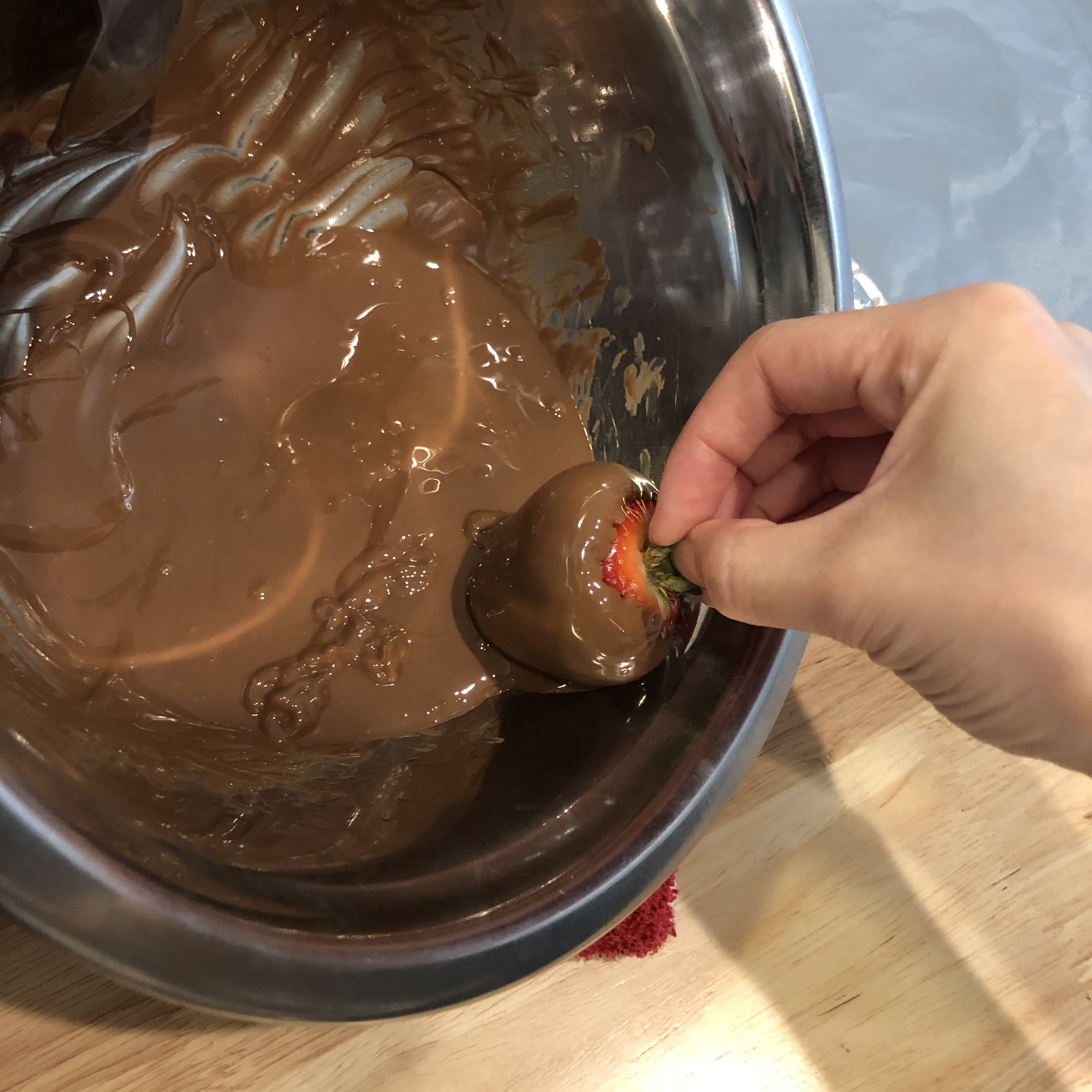 草莓伯爵-Chocolate Covered Strawberry的做法 步骤7