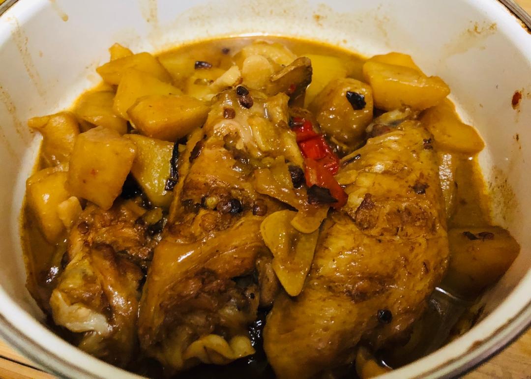 土豆炖鸡翅（快手零失败）