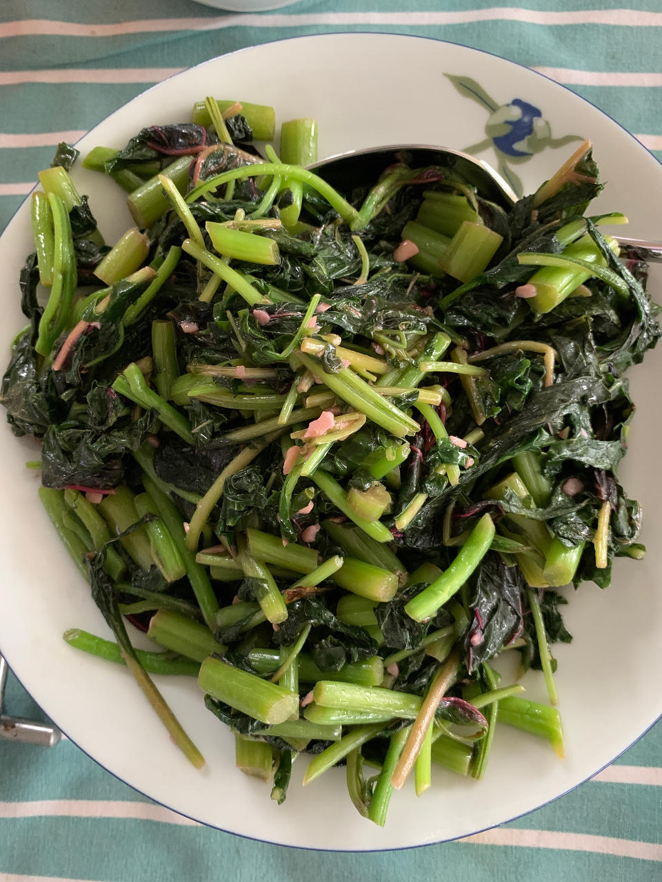 蒜茸炒红苋菜