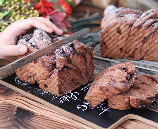 雪山巧克力吐司的做法