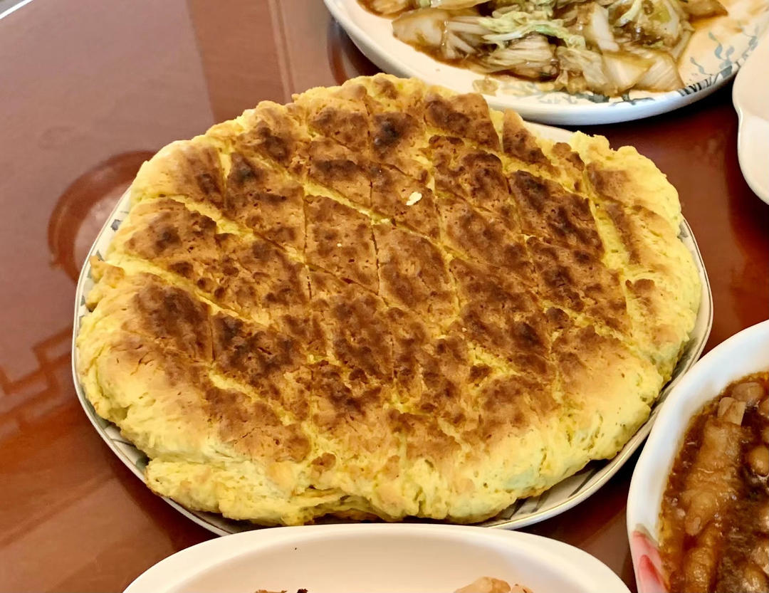内蒙特色美食背锅子烙饼
