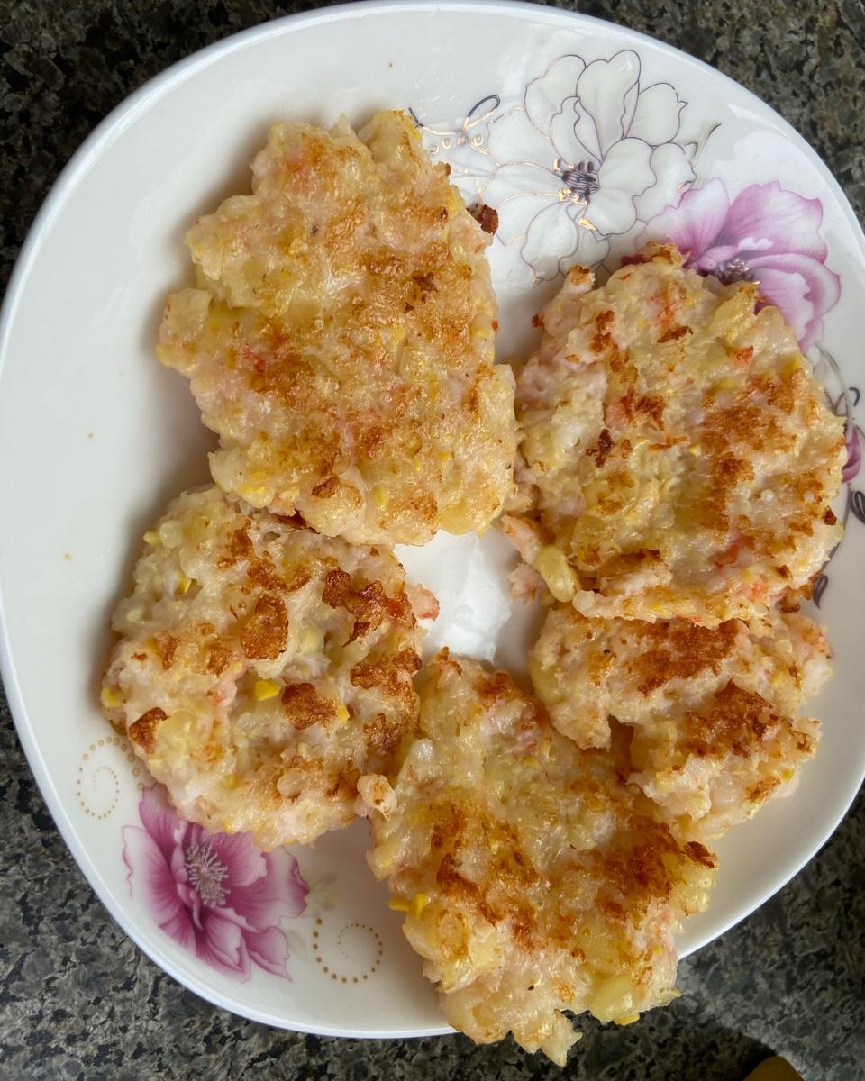 香煎虾饼