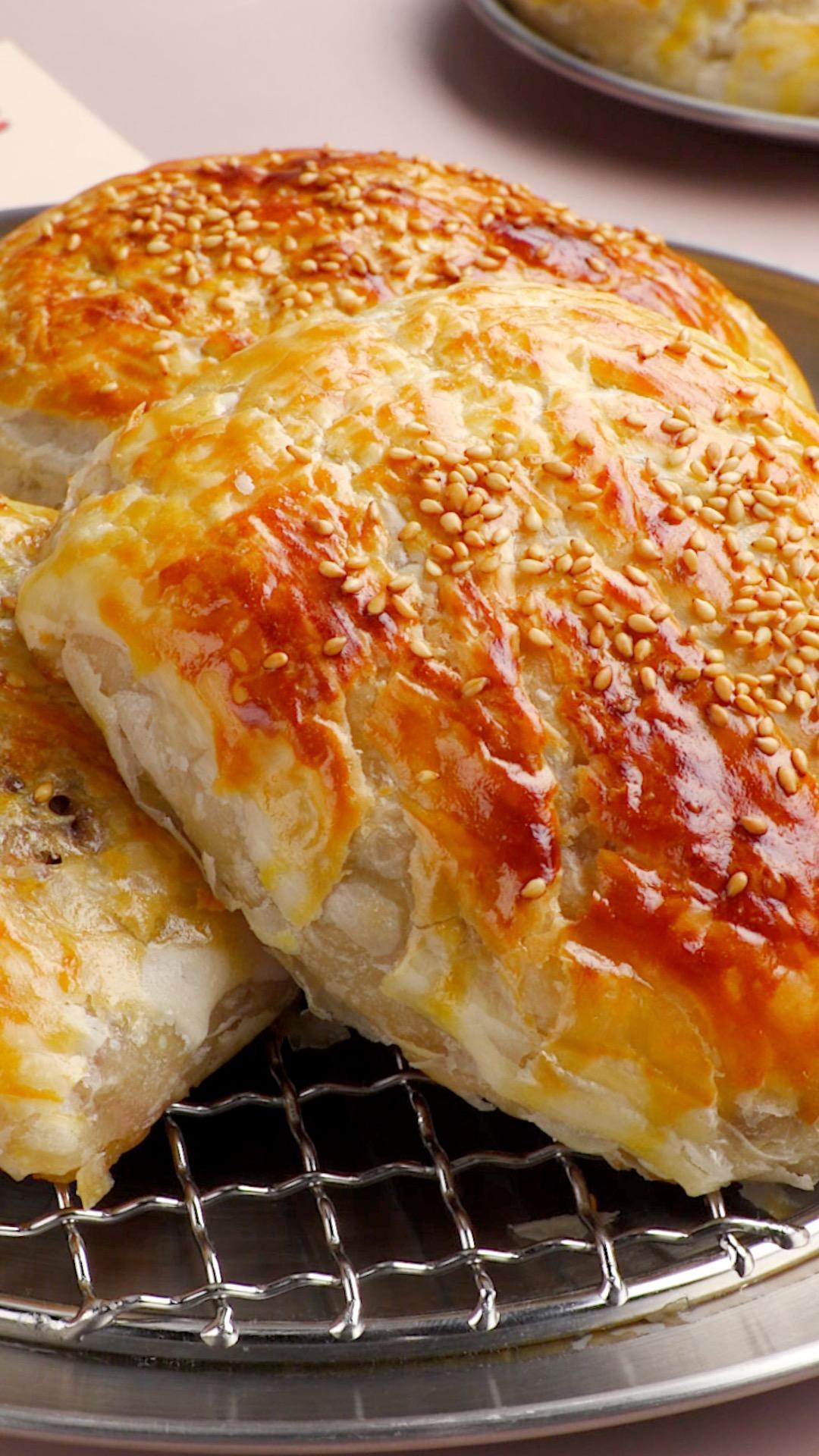 酥皮芝士牛肉饼的做法