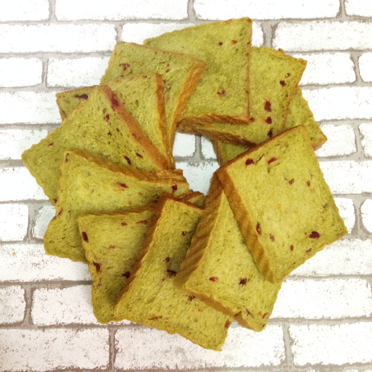 抹茶蔓越莓吐司