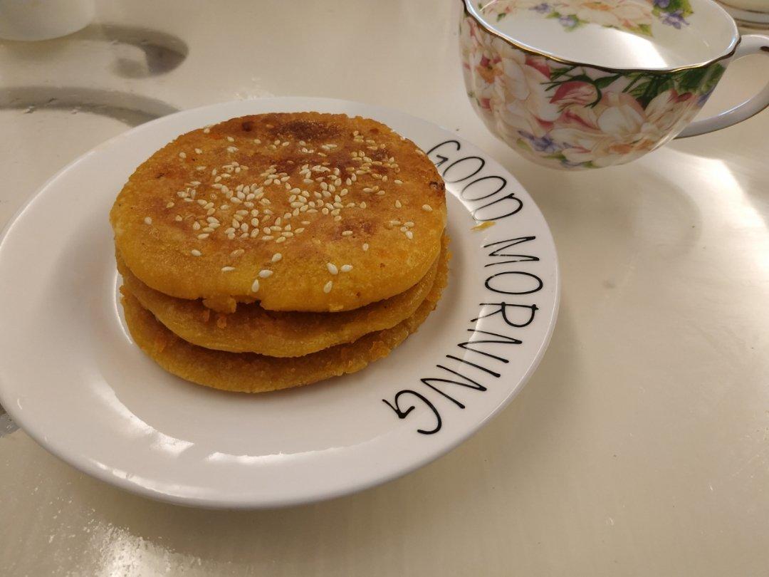雪花南瓜饼
