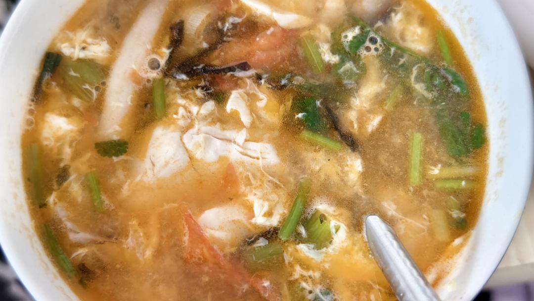 番茄蟹味菇豆腐汤