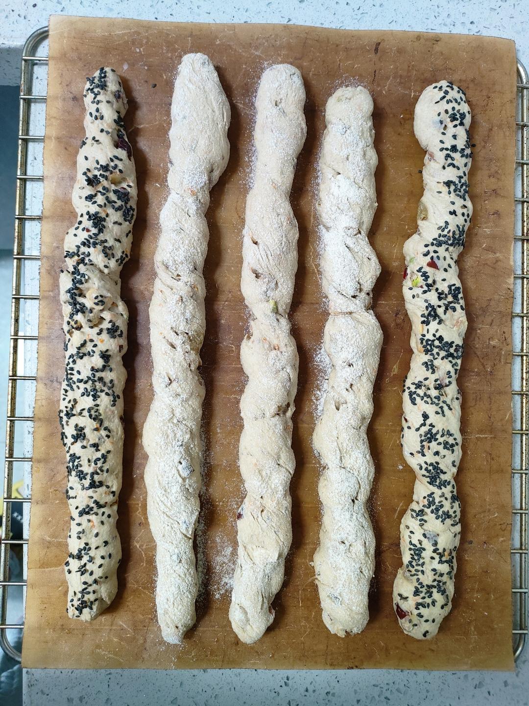 无油无糖全麦坚果🌰扭扭棒