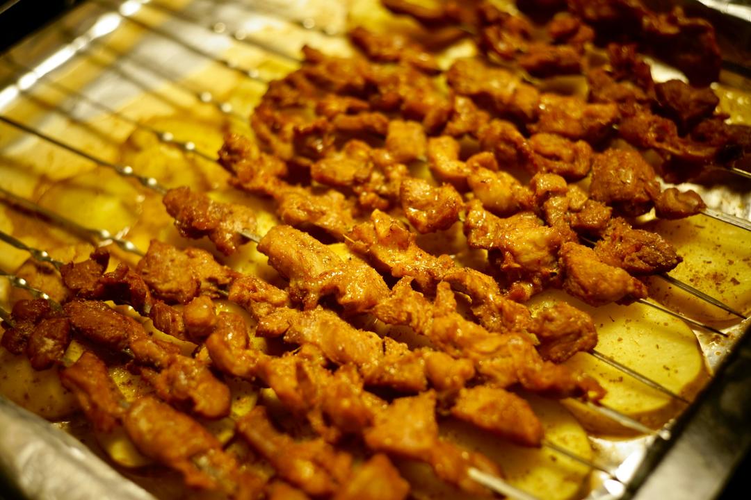 smile渐渐做的在家也能吃烤羊肉——孜然烤羊肉串