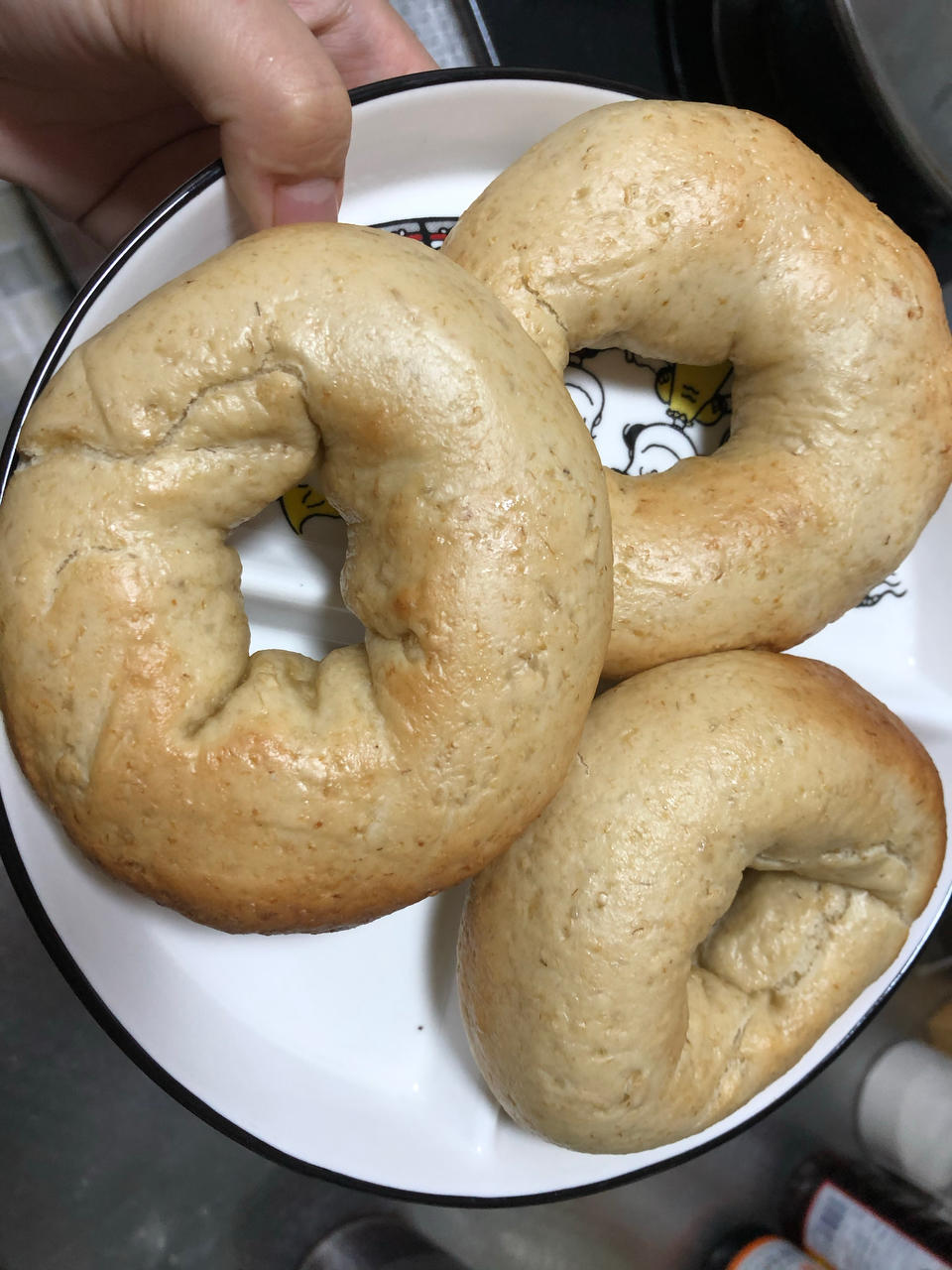 燕麦贝果🥯（中筋面粉版）