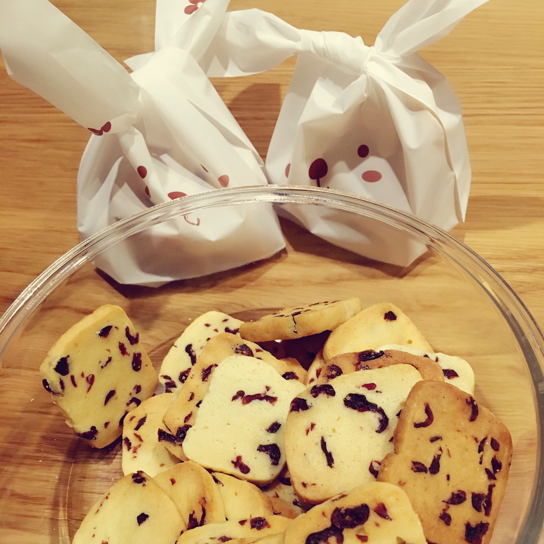 低糖少油版蔓越莓饼干