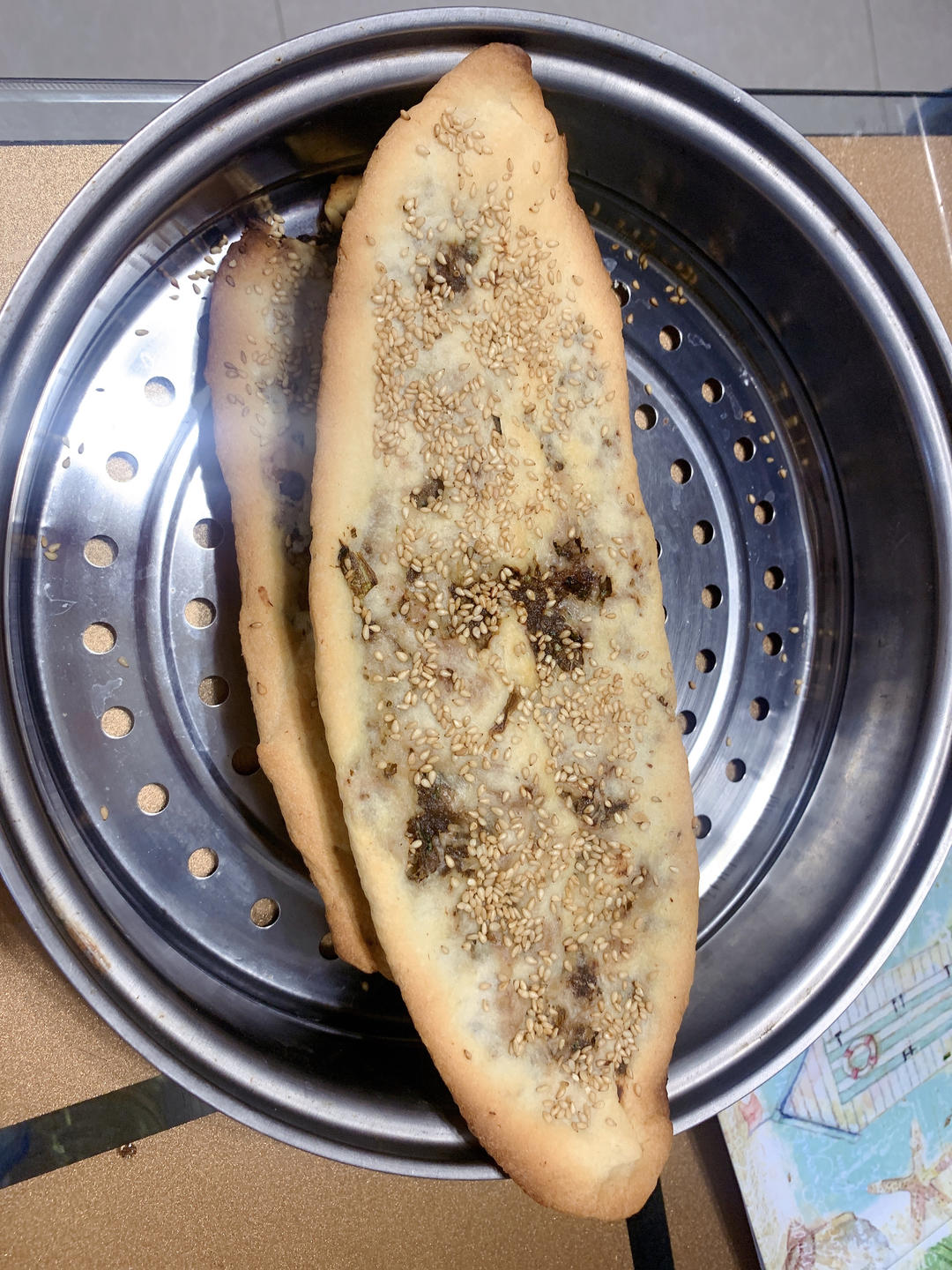 烤箱版鲜肉锅盔