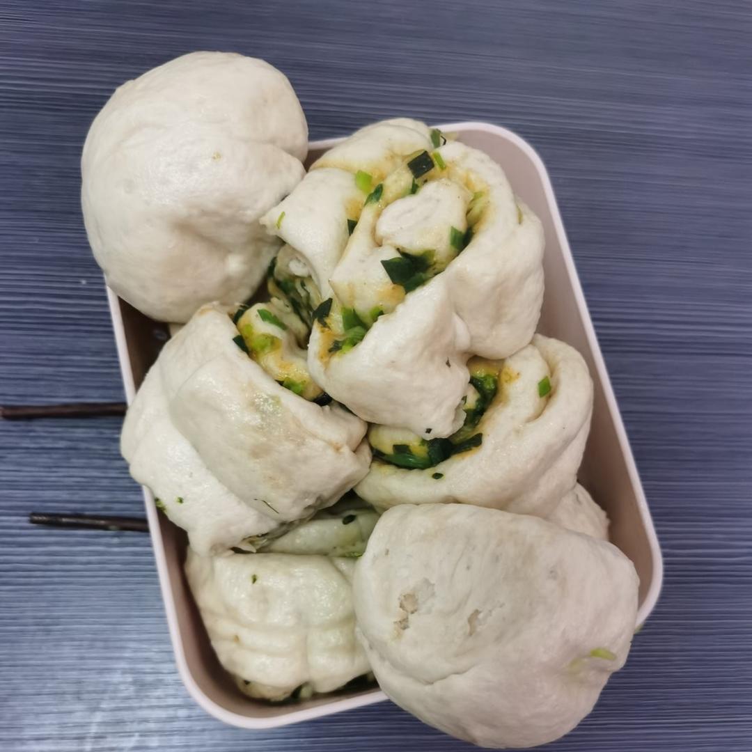 🌺椒盐葱香花卷🌺（操作简单，好吃又好看）