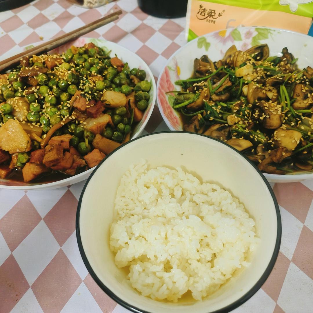 快手菜 青豆炒肉